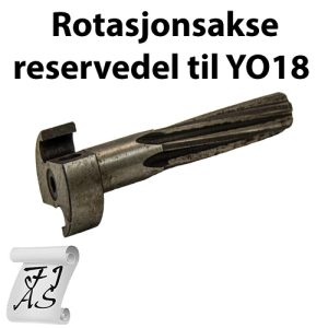 Reservedel YO18 Rotasjonsakse