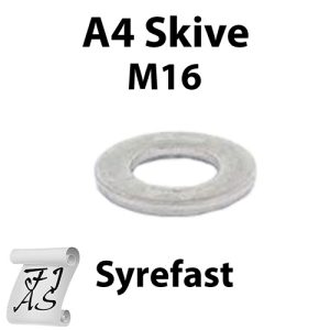 M16 Skive A4 Syrefast