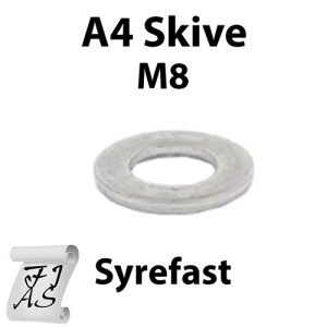 M8 Skive A4 Syrefast