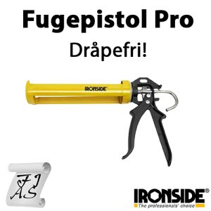 Fugepistol skjelett Pro – dråpefri Ironside