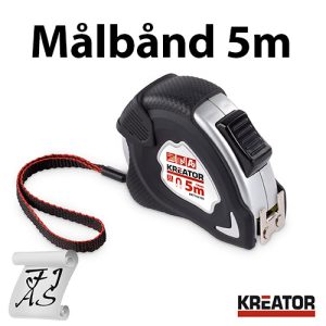 5m Målbånd Alu Kreator